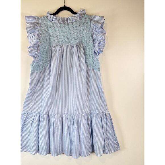 Blue Striped Mini Dress - Picture 8 of 11